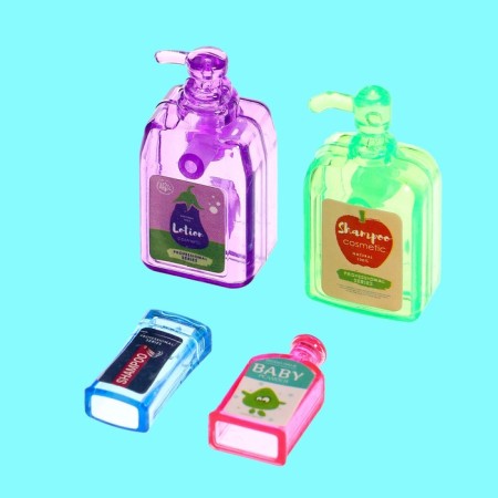 A set of furniture for dolls "Bathroom": bathroom, sink, dressing room-9