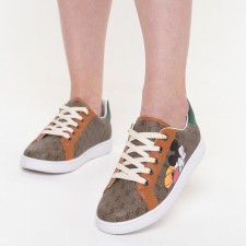 Children's sneakers, color dark beige mix, size 33