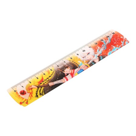 Ruler 15 cm Design Ray "Anime", mix-5