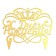Topper for the cake "Happy Birthday", crown