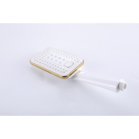 LEMARK MISTA LM6414WG bath mixer, single -leaf, pour 180 mm, watering can, white/gold-5