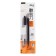 Chancellery knife, blade 4 mm, (scalpel shape) Plastic/metal housing, 12 interchangeable blades, Mix case
