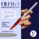 Metal file for nails, 17 cm, color "amber"