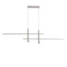 Lumber of the suspended Mantra Esparta, LED, 2100LM, 3000K, 1530x70x1500 mm, white color