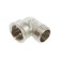 The square "CTM", 1/2 ", internal/outer thread, nickel -plated brass