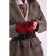 Gloves are female, dimensionless, without insulation, red color