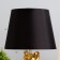 Bernard desktop 1x40W E14 wire-1,6m gold 21x21x30cm