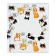 Set of covers PVC 213 x 355 mm, 140 μm, 3 pieces, hey Corgi, for a diary and notebooks