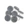 Furniture round tundra, d = 28 mm, 8 pcs., White color