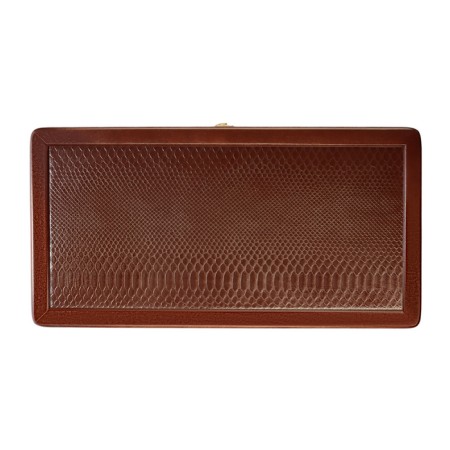 Black backgracks are large 50 x 50 cm, brown, board game