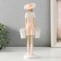 Souvenir Polystone "Girl with Flowers Buckets" 10.5x6.5x26.5 cm