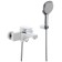 Bath mixer D&K DA1433216, with short pour, white/chromium