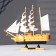 Souvenir small “Alaska” souvenir ship, light wood, white pirate sails, 4.5 × 23 × 24 cm