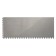 MATRIX 86781 ironing iron, stainless steel, plastic handle, tooth 6x6 mm, 280x130 mm