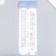 Tencil of border plastic "Flower branch" Plastic "Plastic, 11x32 cm