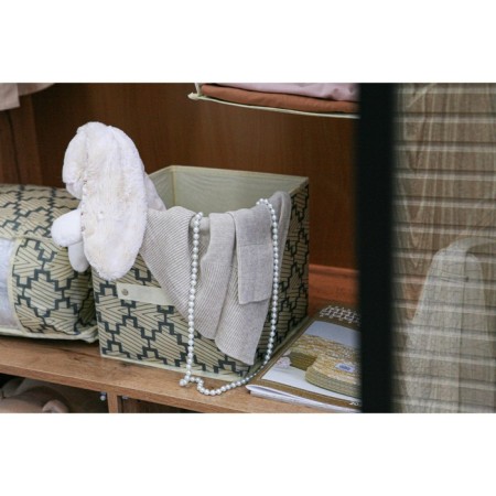 Stellying box for storing the Gats, 25 × 25 × 25 cm, beige color-9