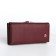 Women's wallet on a magnet, burgundy color