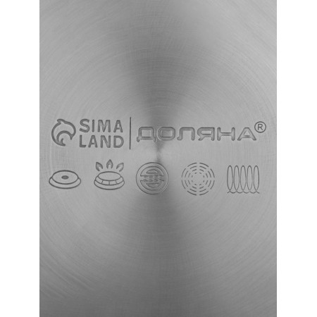 Grette stainless steel pan, 2.3 l, d = 18 cm, with a lid, the capsule, induction-11