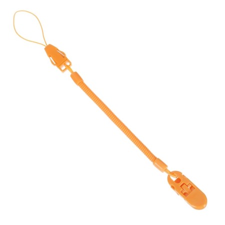 Nipple - orthodontic dummy, silicone, +6 months, with the holder Orange color-11