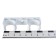 Support "Politek", polypropylene, d = 20 mm, double