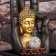 The desktop fountain from the network, backlight "Buddha and hand" 35x20x25 cm