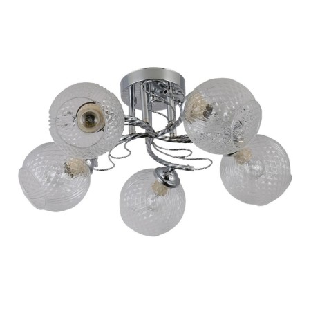 Lamp Ceiling Economy Highlight 12177/5CR CL, 5x40W, E27, 22x52x52 cm, color chromium