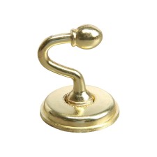 One -rod hook for curtains Cappio KC112, color gold, 2 pcs