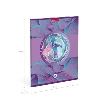 Notebook 96 LK ERICHKRAUSE Meditation, matte lamination, mix-10