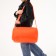 Sports bag on lightning, adjustable belt, color orange color