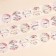 Stickers for flowers and gifts "Dream, Shine", 4.4 x 4.4 cm, set 252 pcs