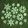 A set of luminous decor "snowflakes"