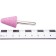 Sharoshka abrasive conical Encor 21662, 20x18, shank 6 mm, metal