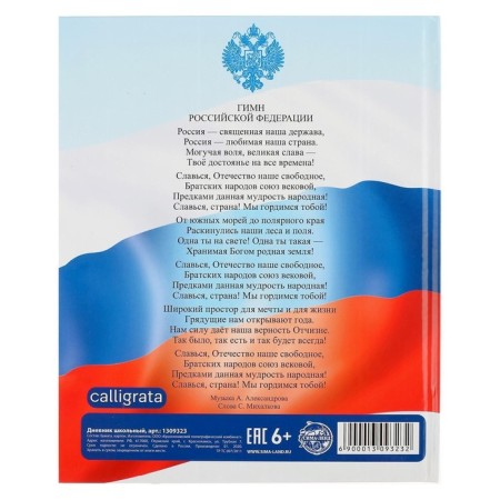 Universal diary for grades 1-11, "Symbolism-5", solid cover 7BC, glossy lamination, 40 sheets-11