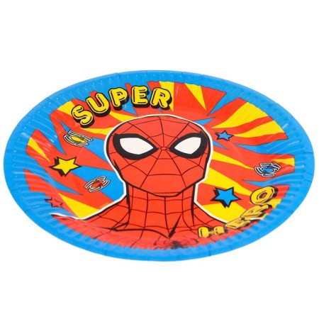 Paper plate "Happy Birthday!", 18 cm, Spider-Man-2