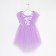 Dress elegant children's KAFTAN, p. 28 (86-92 cm), purple
