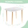 Children's set "White Ears", table + chair