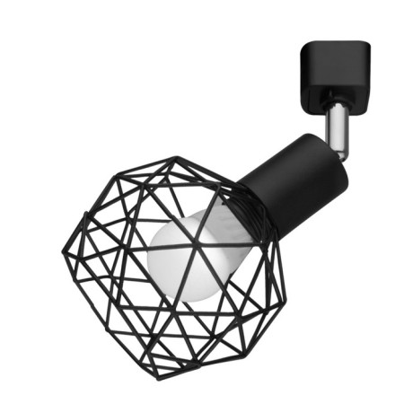 Sospiro track lamp, 1x40W E14, black color
