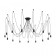 Suspended Citilux “Edison” CL451152, 15x75W, E27, Black Color Black
