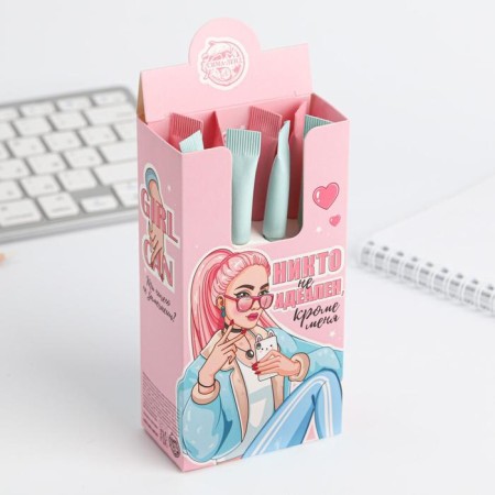 Handle joke Ballic eco blue paste 1.0 mm “Help, I'm woman” MIX price for 1 pc-1