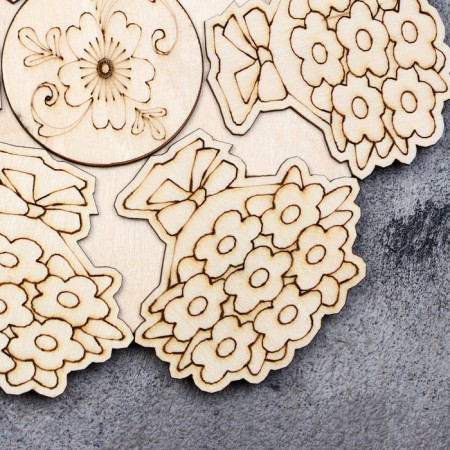 Hot "bouquet" stand, d = 20 cm, juniper-2