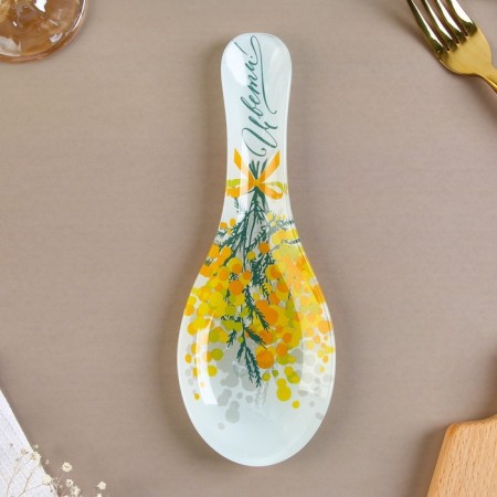 Set "Mimosa", a spoon stand, spatula-2