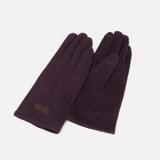 Female gloves, size 8.5, without insulation, brown color