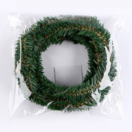 Wire for crafts and decor "needles" length - 5 m, diameter - 3.5 cm, green color with brown-4
