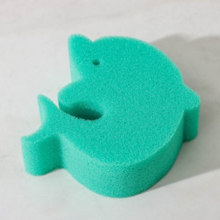 Body sponge "Dolphin", 9 × 9 cm, color mix-3