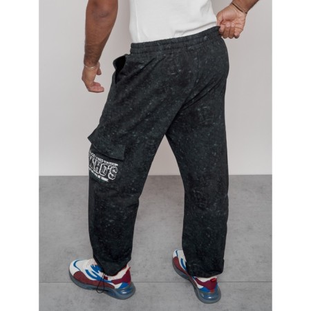 Sports male trousers, size 48, dark green color-18