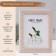 Photo frame plastic 13x18 cm "Brick masonry" white 22x17 cm