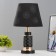 Board lamp "Maruna" E27 40W Black 25x25x42 cm Risalux