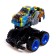 Inertial “graffiti” jeep, transformation during impact, mix