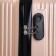Small suitcase 20 ", lightning department, code castle, beige color