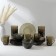 Alta Marea table set, 30 items, glass, haze